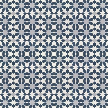 Nadia Navy 01 Cement Tile by Original Mission Tile - view 5