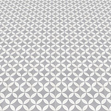 Circulos Ii Gris 02 Cement Tile by Original Mission Tile - view 5