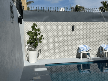 Circulos Ii Gris 02 Cement Tile by Original Mission Tile - view 2