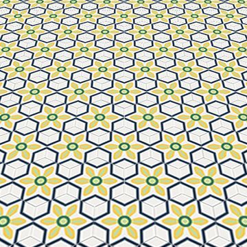 Hex Margarita Cement Tile by Original Mission Tile - view 2