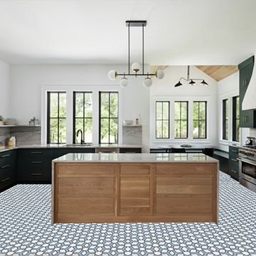 Hex Olimpia Cement Tile by Original Mission Tile - view 2