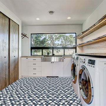 Hex Elba Cement Tile by Original Mission Tile - view 2