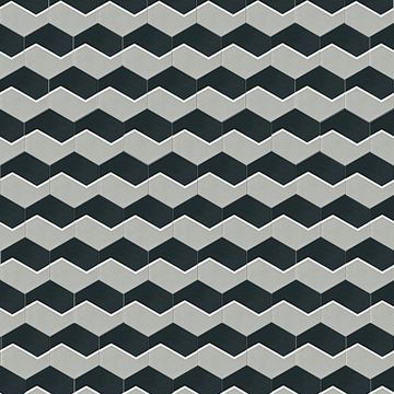 Hex Estela Cement Tile by Original Mission Tile - view 4