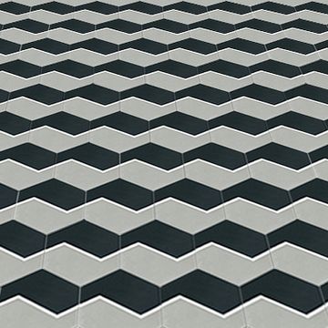 Hex Estela Cement Tile by Original Mission Tile - view 3