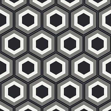 Hex Frame Ii Cement Tile by Original Mission Tile - view 5