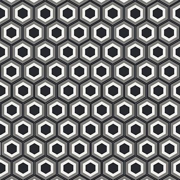 Hex Frame Ii Cement Tile by Original Mission Tile - view 4
