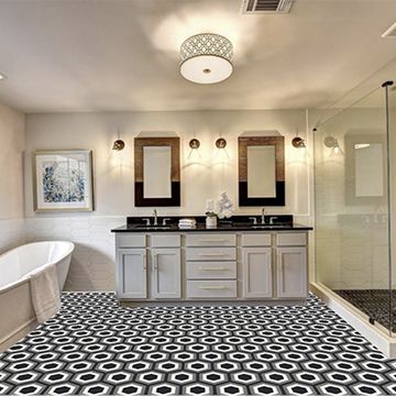 Hex Frame Ii Cement Tile by Original Mission Tile - view 2