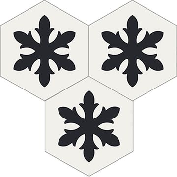 Hex Hamilton Cement Tile by Original Mission Tile - view 6