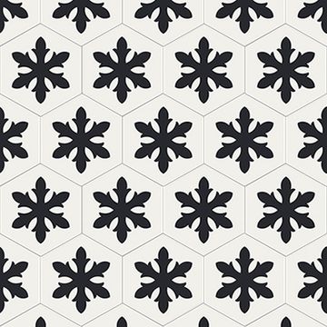 Hex Hamilton Cement Tile by Original Mission Tile - view 5
