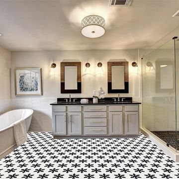 Hex Hamilton Cement Tile by Original Mission Tile - view 2