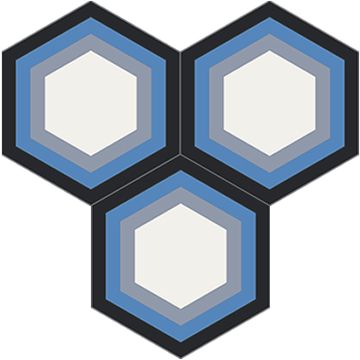 Hex Hexagonos Cement Tile by Original Mission Tile - view 6