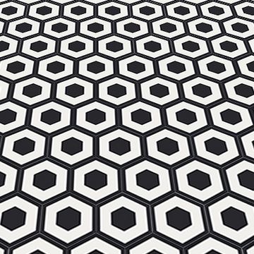 Hex Honey Comb Cement Tile by Original Mission Tile - view 3