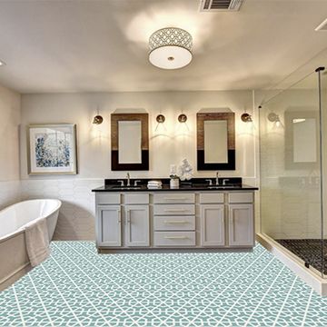 Hex Jack Cement Tile by Original Mission Tile - view 2
