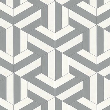 Hex Karina Cement Tile by Original Mission Tile - view 5