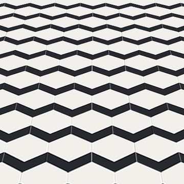 Hex Penelope Cement Tile by Original Mission Tile - view 3