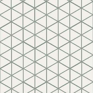 Hex Triangles Cement Tile by Original Mission Tile - view 5