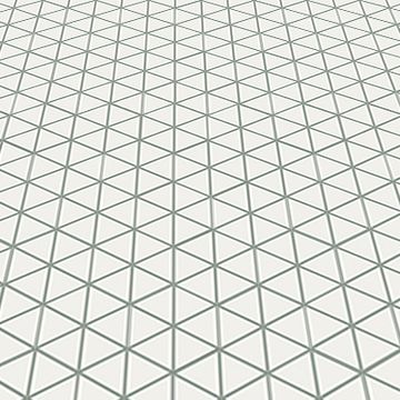 Hex Triangles Cement Tile by Original Mission Tile - view 3