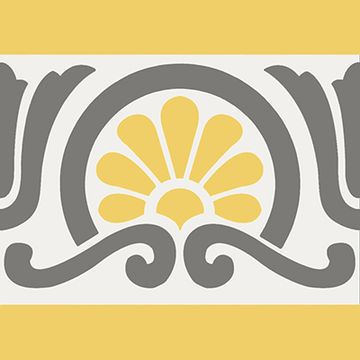 Aurora Border Cement Tile by Original Mission Tile - view 6