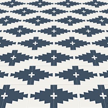 New West Ii Navy 01 Cement Tile by Original Mission Tile - view 4