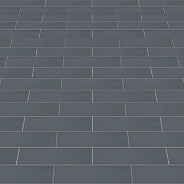 Brick S-402 Steel 2×8 Cement Tile by Original Mission Tile - view 6
