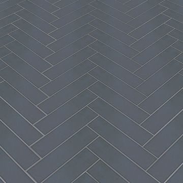 Brick S-402 Steel 2×8 Cement Tile by Original Mission Tile - view 2