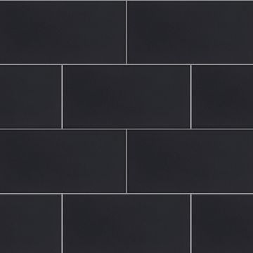 Brick S-101 Black 4×8 Cement Tile by Original Mission Tile - view 4