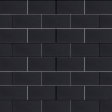 Brick S-101 Black 4×8 Cement Tile by Original Mission Tile - view 3