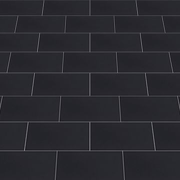 Brick S-101 Black 4×8 Cement Tile by Original Mission Tile - view 2