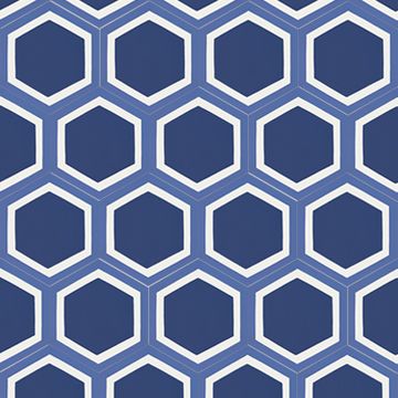Hex Frame Cement Tile by Original Mission Tile - view 5