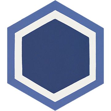 Hex Frame Cement Tile by Original Mission Tile - view 7