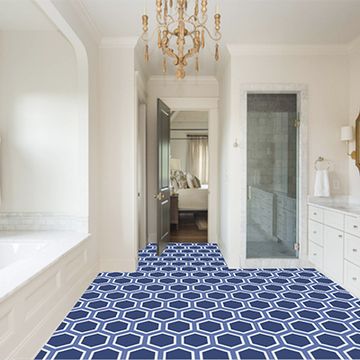 Hex Frame Cement Tile by Original Mission Tile - view 2