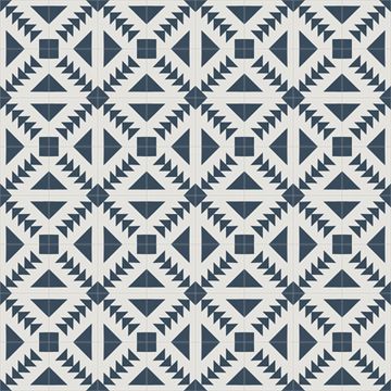 Palace Navy 03 Cement Tile by Original Mission Tile - view 4