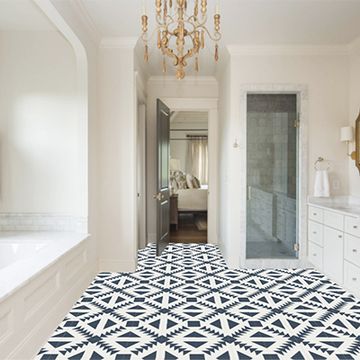 Palace Navy 03 Cement Tile by Original Mission Tile - view 2