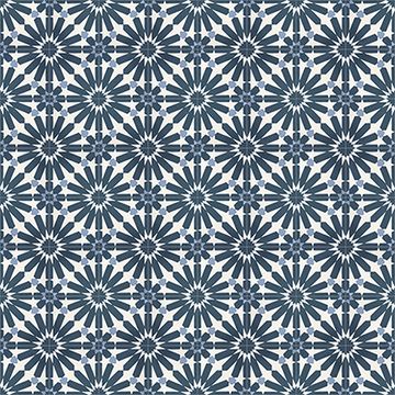 Rabat Navy 01 Cement Tile by Original Mission Tile - view 4