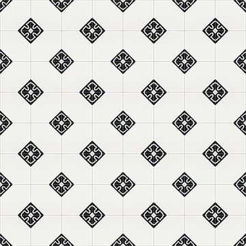 Colonial Doble Black 02 Cement Tile by Original Mission Tile - view 4