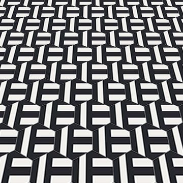 Hex Bob Cement Tile by Original Mission Tile - view 3