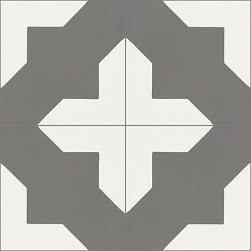 Alhambra Charcoal Cement Tile by Original Mission Tile - view 8