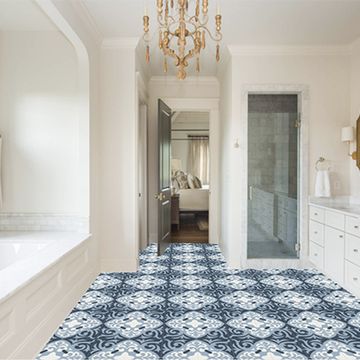 La Espanola Blue 02 Cement Tile by Original Mission Tile - view 2