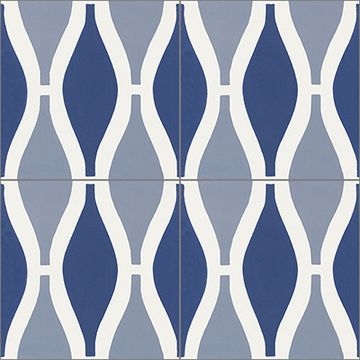 Sea Breeze Weathley 01 Cement Tile by Original Mission Tile - view 6