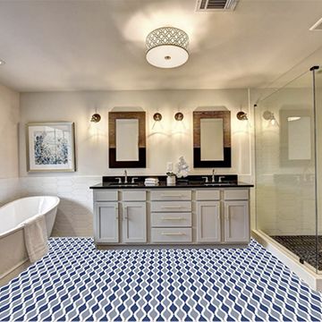 Sea Breeze Weathley 01 Cement Tile by Original Mission Tile - view 2