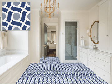 Submarine Weathley 02 Cement Tile by Original Mission Tile - view 2