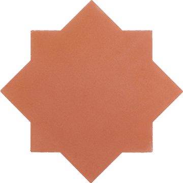 Star And Cross S-107 Terracotta 6×6 Cement Tile by Original Mission Tile - view 3