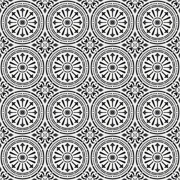 Riviera Black 02 Cement Tile by Original Mission Tile - view 4