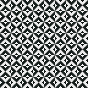 Checkered Black 01 Cement Tile by Original Mission Tile - view 7