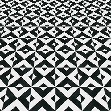 Checkered Black 01 Cement Tile by Original Mission Tile - view 6