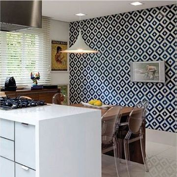 Checkered Black 01 Cement Tile by Original Mission Tile - view 3