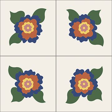 California Rose Cement Tile by Original Mission Tile - view 5