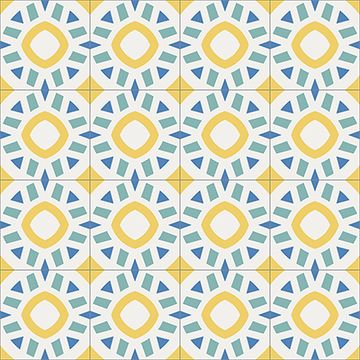 Calypsa Cement Tile by Original Mission Tile - view 4