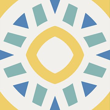 Calypsa Cement Tile by Original Mission Tile - view 6