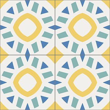 Calypsa Cement Tile by Original Mission Tile - view 5